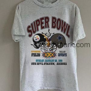 1996 Super Bowl Xxx   Pittsburgh Steelers Dallas Cowboys Shirt